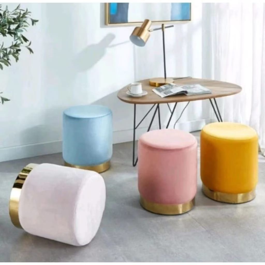 Stool tabung kaki stenlis